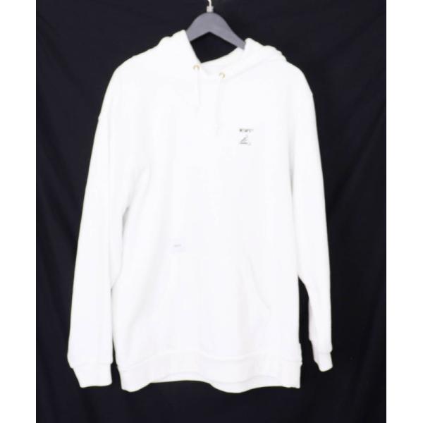 WTAPS 18AW クロスボーン刺繍パーカー X02 ホワイト ダブルタップス