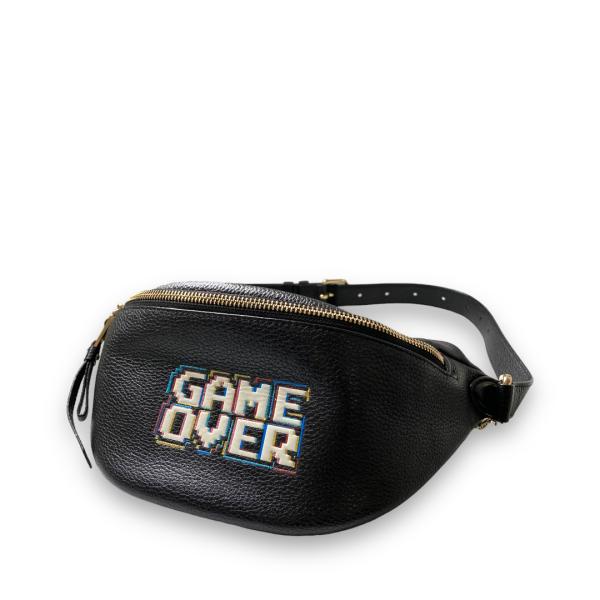 COACH × パックマン GAMEOVER コラボ ボディバッグ ブラック