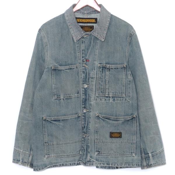 NEIGHBORHOOD 18SS SAVAGE COVERALL C-JKT Mサイズ インディゴ 181DCNH  