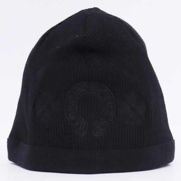 クロムハーツ　サーマルビーニー黒 未使用 CHROME HEARTS ホースシューサーマルビーニー ブラック クロム