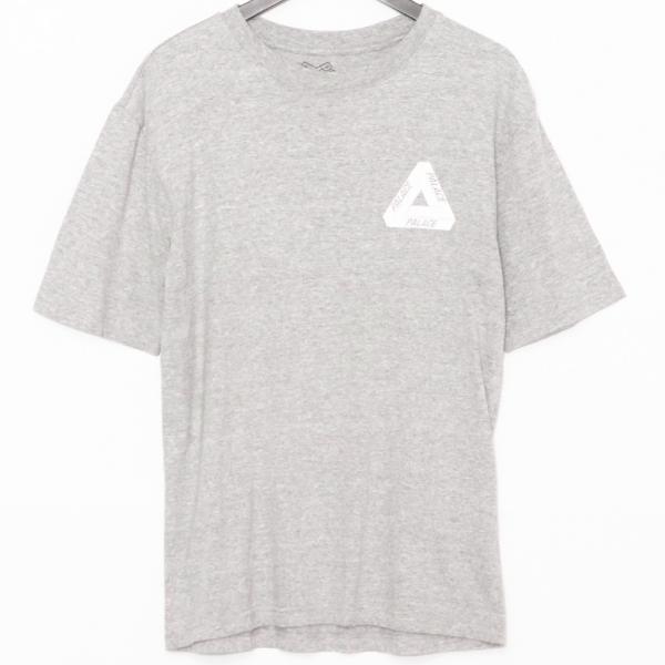 パレス PALACE バックプリントTシャツ 半袖Tシャツ グレー S /U