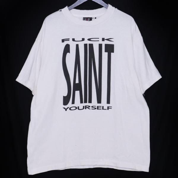 SAINT MICHAEL SS TEE YOURSELF WHITE Lサイズ ホワイト SM-HR8-0000