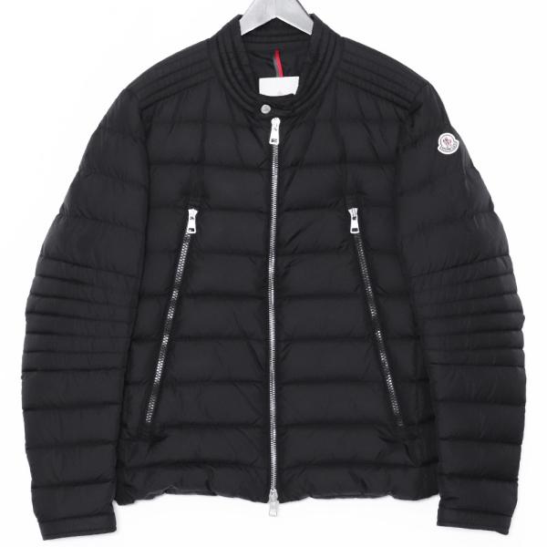 モンクレール★定番ダウン★ライダース★AMIOT★ブラック★1★国内正規品 ブラック Amiotダウンジャケット : ショートダウンジャケット