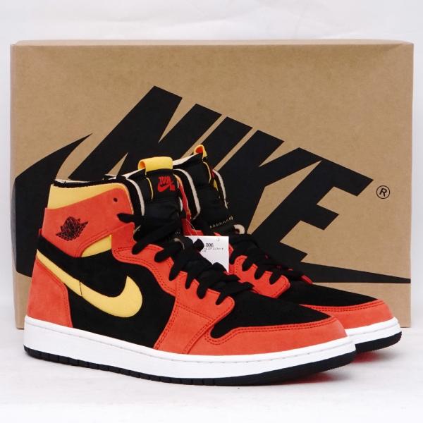 未使用 30cm NIKE Air Jordan 1 High Zoom Air Comfort Chile Red CT0978-006 ナイキ エアジョーダン1 ハイ ズーム エアコンフォート スニーカー チリレッド