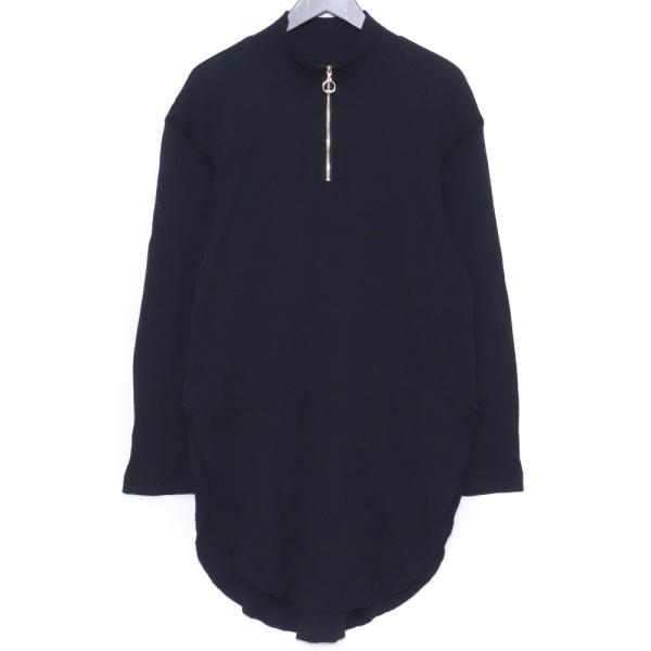 CULLNI モックネックロング長袖カットソー サイズ1 ブラック 19