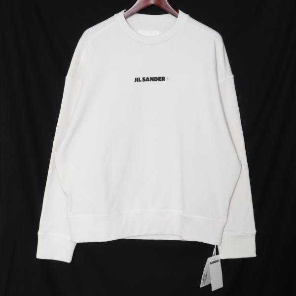 未使用 JIL SANDER+ プラスロゴスウェットトレーナー Sサイズ ホワイト  
