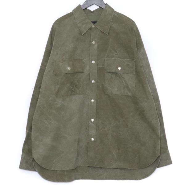 Y.T. indepict oversized shirts サイズ不明 カーキ ワイティー  