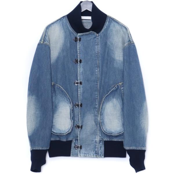 未使用 OUAT DECK JACKET サイズ2 ブルー O011010JKT オーユー