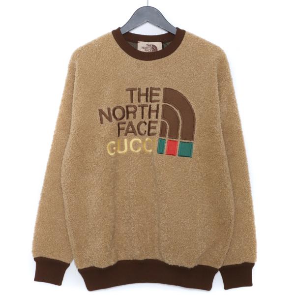 未使用 GUCCI × THE NORTH FACE faux fur sweatshirt Sサイズ 