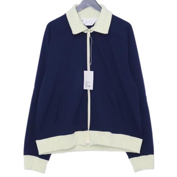 ANCELLM トラック ジャケット サイズ2 ネイビー/ライム アンセルム ANCELLM DRIVERS TRACK JACKET サイズ2 ネイビー ANC-CT49 アンセルム