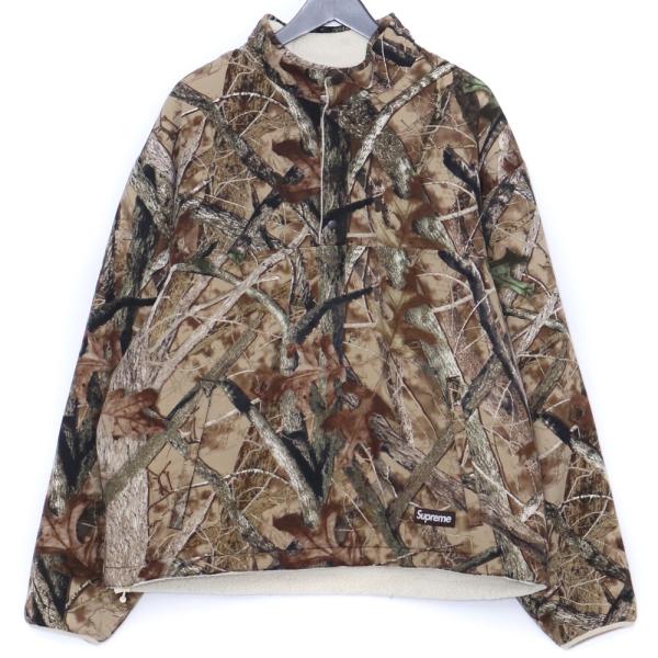 SUPREME Polartec Shearling Reversible Pullover Lサイズ ブラウン