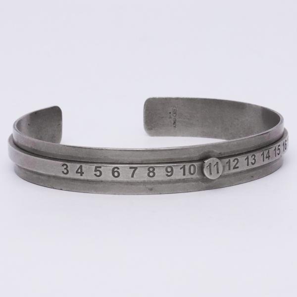 MAISON MARGIELA vintage加工ブレスレット XLサイズ シルバー