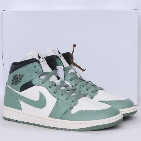 未使用 28cm NIKE WMNS Air Jordan 1 Mid Jade Smoke BQ6472-130