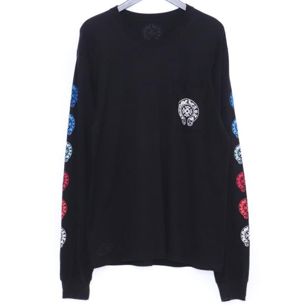 CHROME HEARTS マルチカラーホースシューロングスリーブTシャツ L