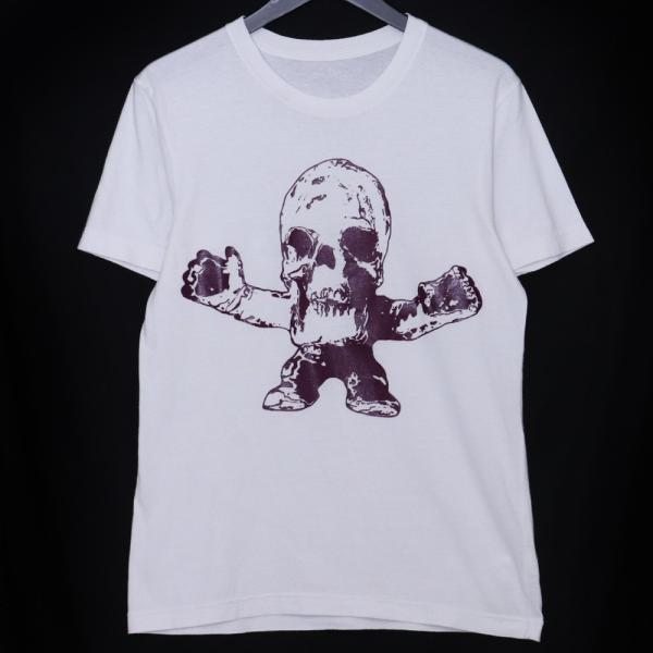 激レア✨クロムハーツ×ジョーフォティ/スカルグラフィック半袖Tシャツ/国内正規品 CHROME HEARTS フォティスカルプリントTシャツ Sサイズ ホワイト