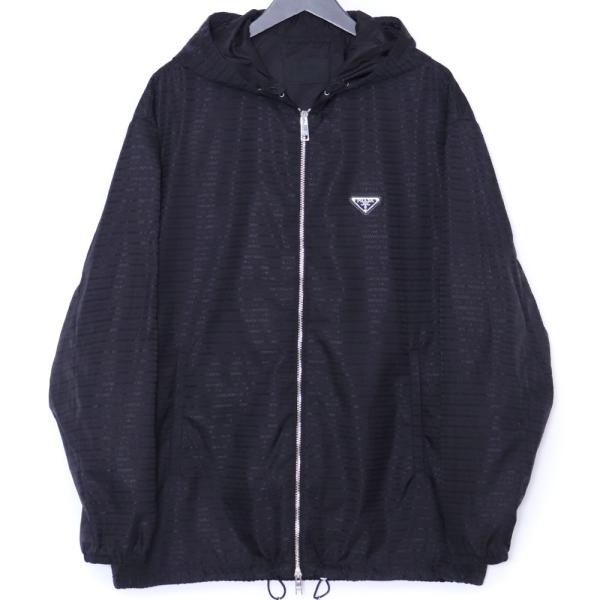 PRADA トライアングルロゴ リナイロンジャケット Mサイズ ブラック