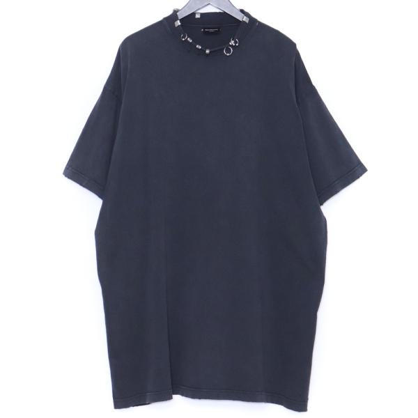 美品♡BALENCIAGA バレンシアガ　ブランド 半袖Tシャツ サイズ4 BALENCIAGA バレンシアガ 23SS 739028 ヴィンテージ加工 TOVE4