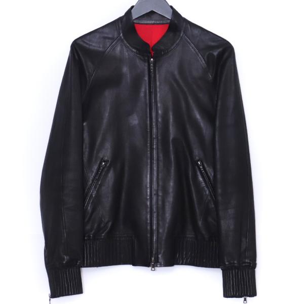 ISAMUKATAYAMA BACKLASH オイルカーフレザー スカジャン サイズ2