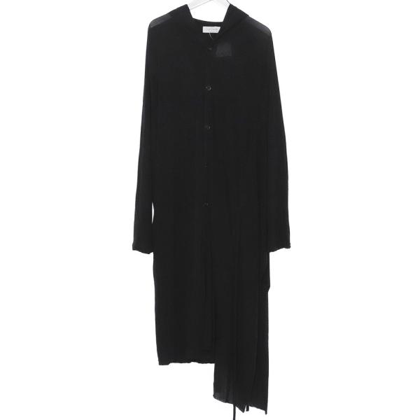 YOHJI YAMAMOTO フード付きコットンロング 長袖シャツ サイズ3