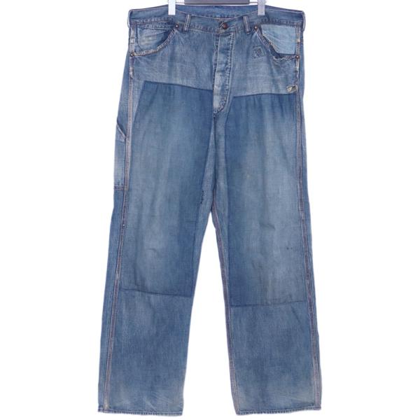 SAINT MICHAEL DENIM PAINTER PANTS XLサイズ インディゴ SM-A23-0000