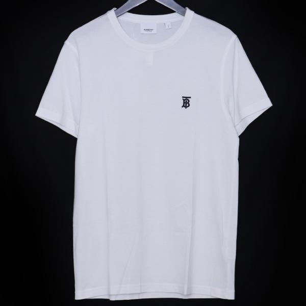 BURBERRY TBロゴ コットンTシャツ Sサイズ ホワイト 8014021 71Q