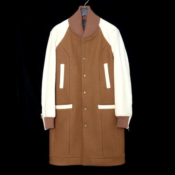 未使用 CRUCE&CO VARSITY CHESTERFIELD COAT Mサイズ ベージュ CC216 
