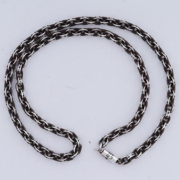 CHROME HEARTS ペーパーチェーンネックレス 18インチ シルバー クロム