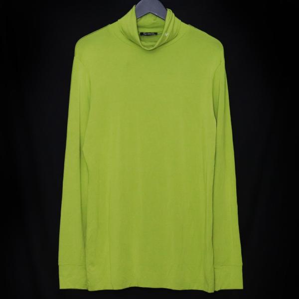 RAF SIMONS タートルネックニット XLサイズ イエロー 212-M150-19016