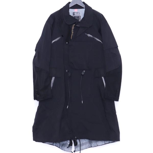 SACAI × ACRONYM TRENCH COAT サイズ1 ブラック 22-02760M サカイ