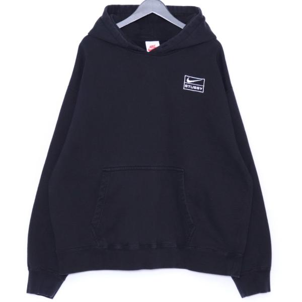 STUSSY × NIKE NRG Washed Hoodie Lサイズ ブラック DN4028-010