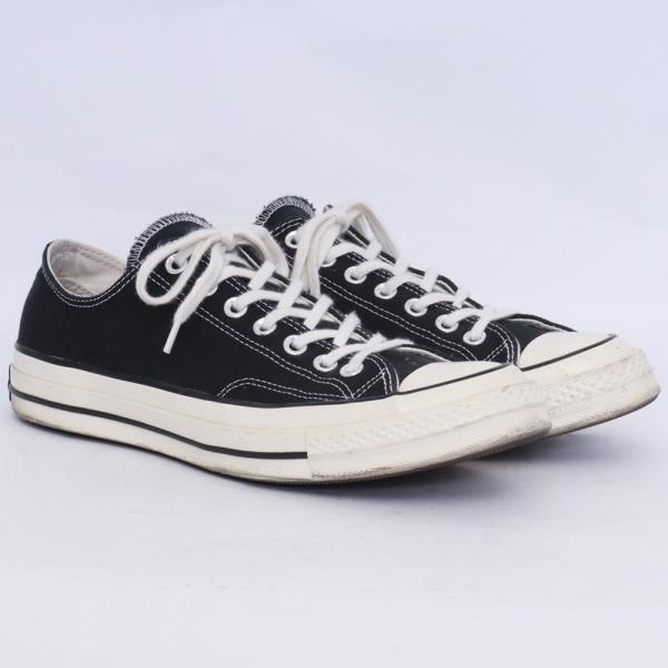 27.5cm CONVERSE CT70 BLACK LOW CUT ブラック ホワイト 162058C