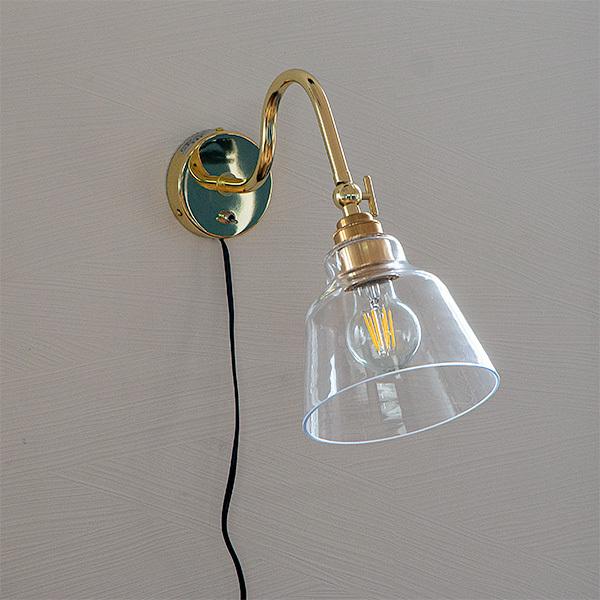 ウォールライト ガラス 真鍮 Korat グラスコラット ブラケットライト ブラケット 壁 壁付け Led 対応 おしゃれ 照明器具 コンセント 103 Gram Eight 通販 Yahoo ショッピング
