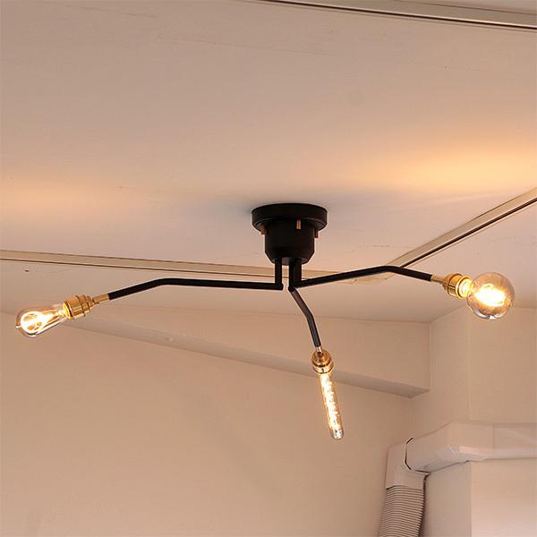 シーリングライト おしゃれ 照明 ライト 3灯 リッパー Led 対応 照明器具 天井照明 ダイニング用 インテリア 電球別売 間接照明 Gram Eight 通販 Yahoo ショッピング