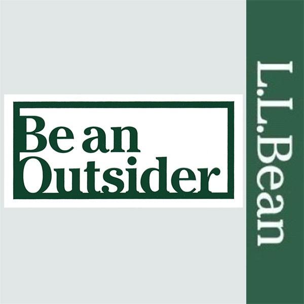 非売品 L.L.Bean STICKER エルエルビーン ステッカー 紙 ロゴ アウトドア Outsider 新品 正規品  (D0919-LLG0001)