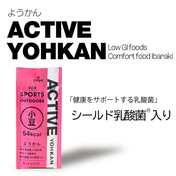 ACTIVE YOHKAN アクティブようかん 小豆 羊羹 ようかん ミニサイズ 一口サイズ 防災 アウトドア トラベル お中元 季節 備蓄 補給食