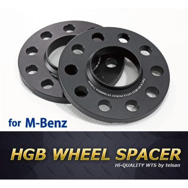 HGB ホイールスペーサー / M-Benz 用_12mm_/PCD112HUB66.6/ブラック 