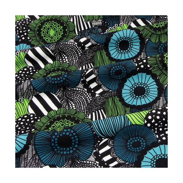マリメッコ marimekko 生地 ファブリック Pieni Siirtolapuutarha Cotton Fabric ピエニ　シイルトラプータルハコットンファブリック (160 ホワイト×グリーン) 075072 160 06791...