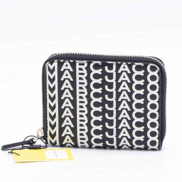MARC JACOBS マークジェイコブス 2つ折り財布 ブラック/ホワイト THE 