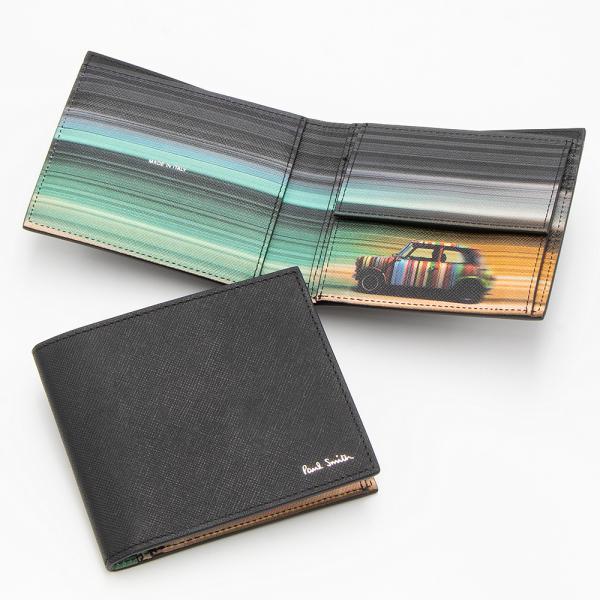ポールスミス Paul Smith 財布 二つ折り財布 折りたたみ財布 小銭入れ付き M1A4833 MMIBLR 79 MEN WALLET BILLFOLD COIN メンズ 財布 使 grande-tokyo_225149