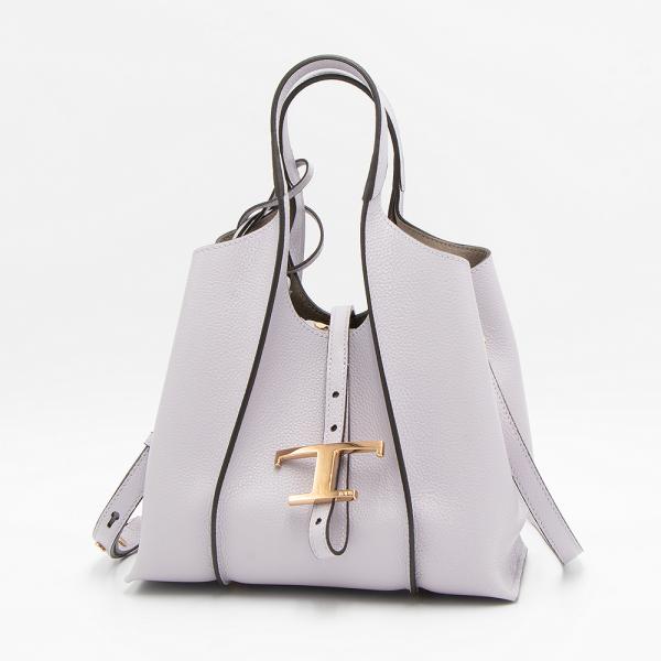 TOD'S トッズ トートバッグ ミニ ライトパープル T TIMELESS TOD'S トッズ トートバッグ ミニ ライトパープル T TIMELESS