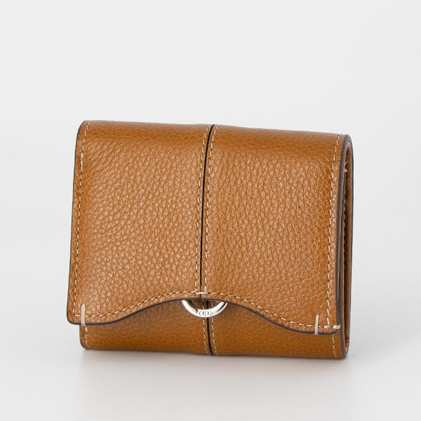 TOD'S（トッズ） TOD'S 3つ折り財布(小銭入れ付き) ブラウン