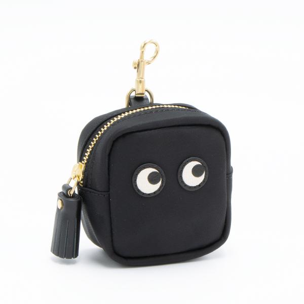 【クーポン有り】アニヤハインドマーチ ANYA HINDMARCH イヤホンケース EYES EAR PHONES POUCH アイズイヤホンポーチ 5050925193610 BLACK