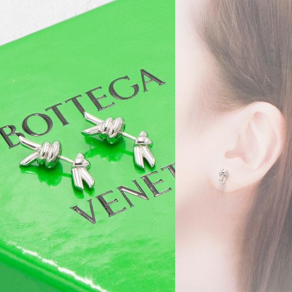Bottega Veneta シルバー　ピアス BOTTEGA VENETA（ボッテガ・ヴェネタ） ピアス シルバー KNOT STUDS