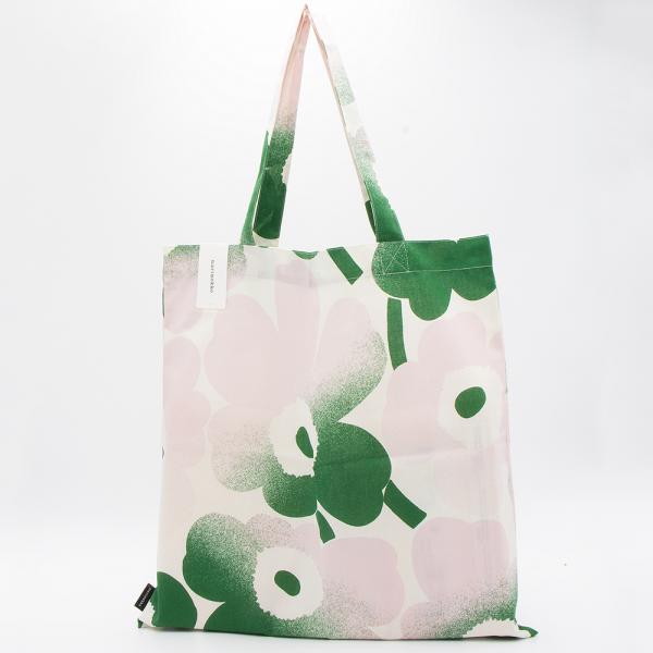 marimekko（マリメッコ） トートバッグ ライトピンク/グリーン Unikko