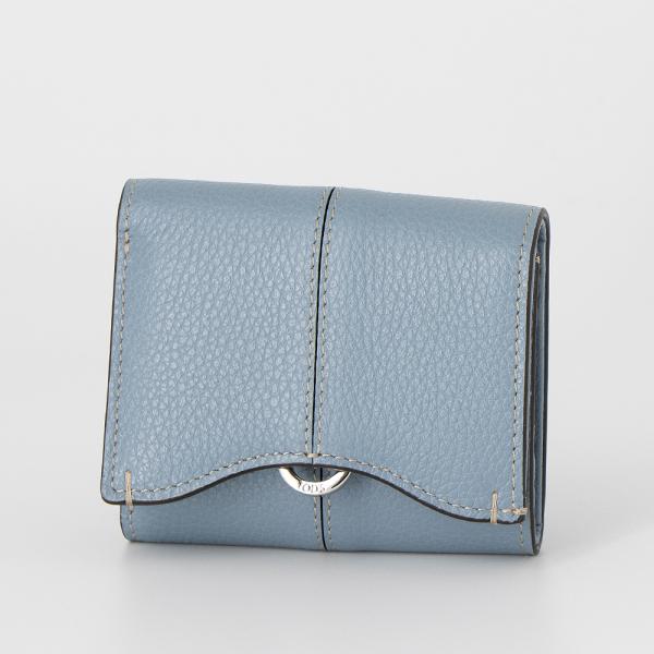 TOD'S（トッズ） TOD'S 3つ折り財布(小銭入れ付き) ライトブルー