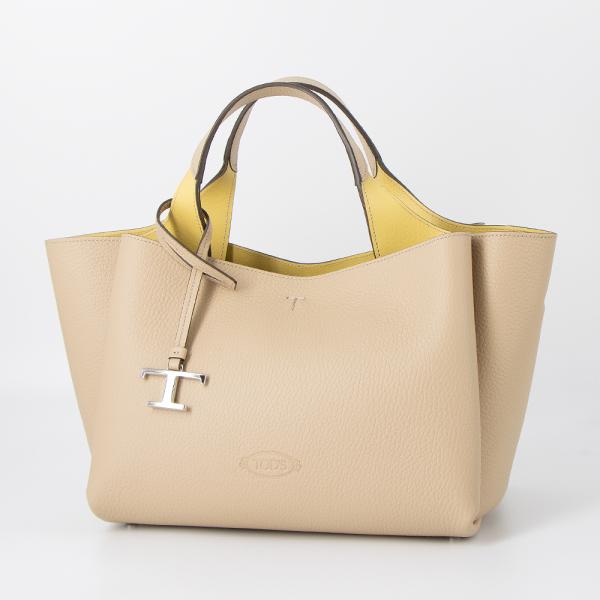 TOD'S（トッズ） トートバッグ(2WAY仕様) ミニ Tタイムレス ベージュ T