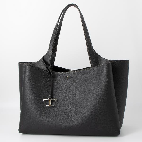TOD'S（トッズ） トートバッグ ミディアム Tタイムレス ブラック T