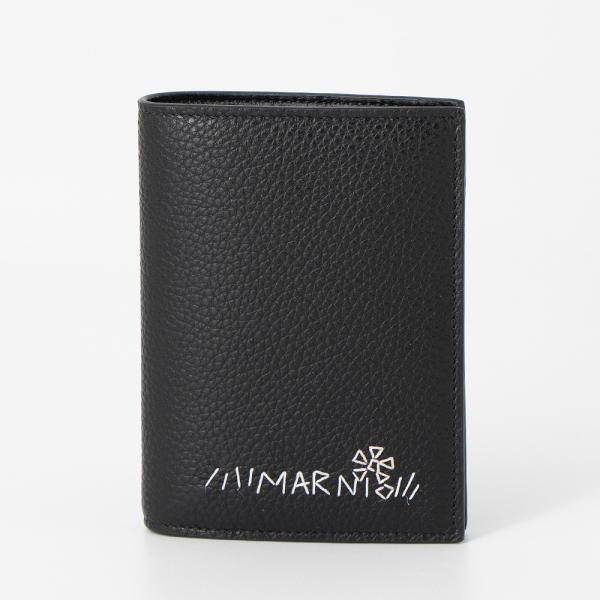 【クーポン有り】マルニ MARNI 2つ折り財布(小銭入れ付き) PFMOQ14Q17 P6533 00N99 BLACK
