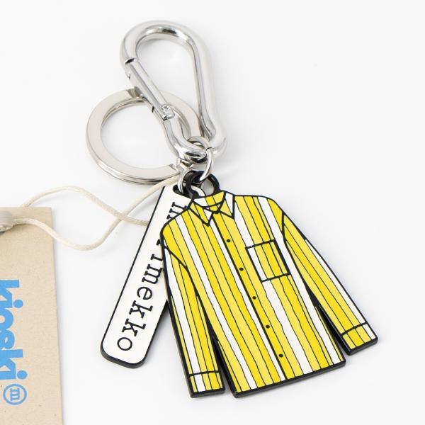 marimekko（マリメッコ） キーチェーン イエロー/ホワイト ピッコロ