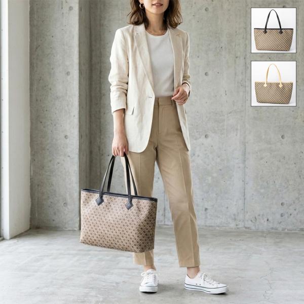 GHERARDINI ゲラルディーニ ✴︎トートバッグ ベージュ⭐︎美品 GHERARDINI（ゲラルディーニ） トートバッグ ミディアム ミレリーゲ